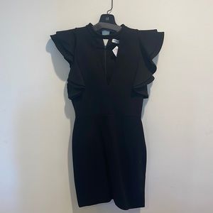 Amanda Uprichard black mini cocktail dress !